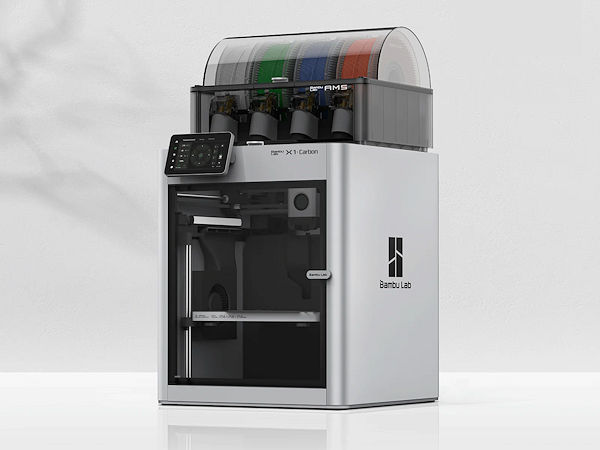 Bambu Lab X1C 3D-Drucker mit AMS Foto: Fa. Bambu Lab