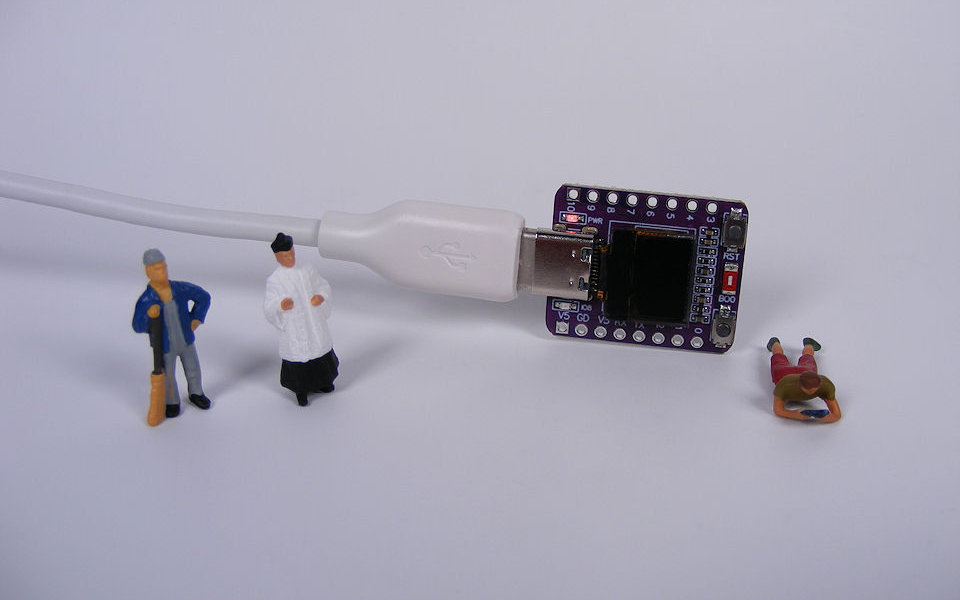 ESP32-C3 mit Minidisplay ESP32-C3 mit Minidisplay