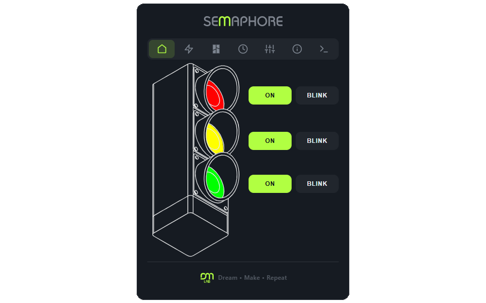 Semaphore-Webinterface Semaphore-Webinterface
